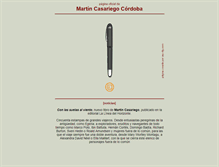 Tablet Screenshot of martin-casariego.com